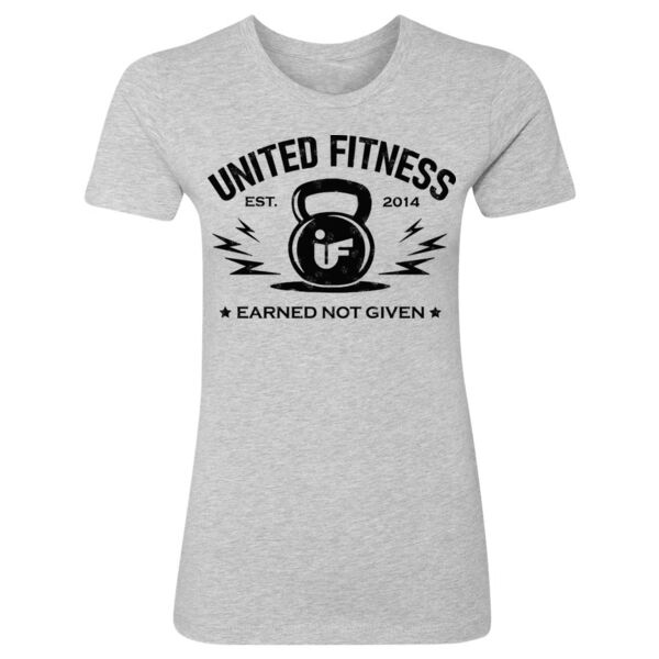 UNITED FITNESS - EARNED NOT GIVEN - WOMEN'S FITTED T-SHIRT - ZY3SC9 Thumbnail