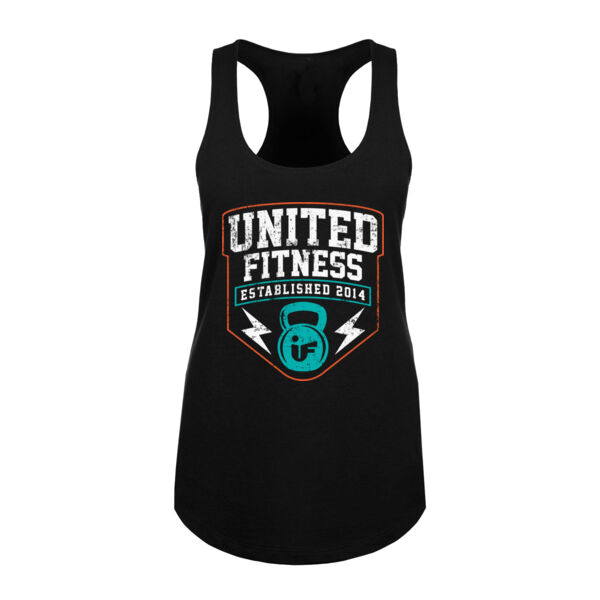 UNITED FITNESS - SHIELD - WOMEN'S FITTED TANK TOP - $PEMN19$ Thumbnail