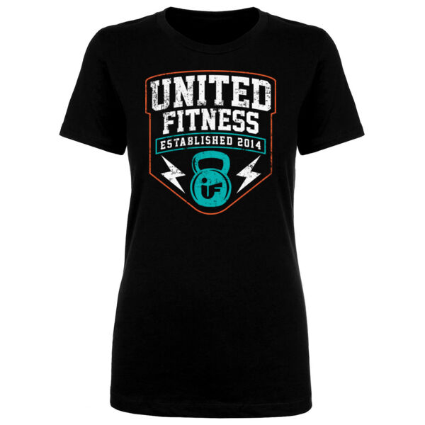 UNITED FITNESS - SHIELD - WOMEN'S FITTED T-SHIRT - XPGHRD Thumbnail