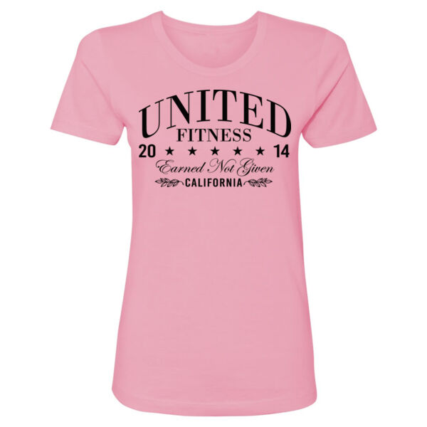 UNITED FITNESS - EARNED NOT GIVEN - WOMEN'S FITTED T-SHIRT - YCBUA3 Thumbnail