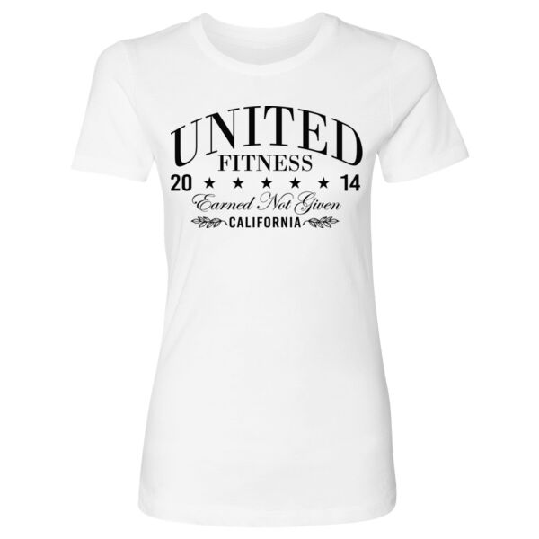 UNITED FITNESS - EARNED NOT GIVEN - WOMEN'S FITTED T-SHIRT - YCBUA3 Thumbnail