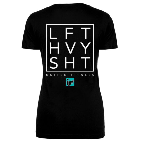 UNITED FITNESS - LFT HVY SHT - WOMEN'S FITTED T-SHIRT - $U8FC5P$ Thumbnail