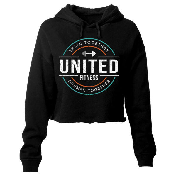 UNITED FITNESS - TRIUMPH TOGETHER - WOMEN'S CROPPED HOODIE - $VUZESF$ Thumbnail