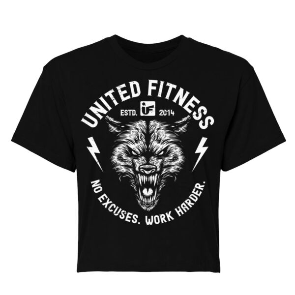 UNITED FITNESS - NO EXCUSES - WOMEN'S CROPPED T-SHIRT - $VJ6DSC$ Thumbnail