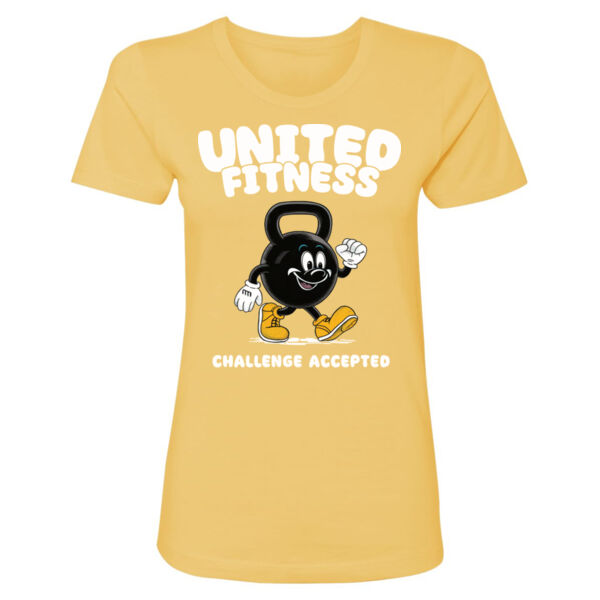 UNITED FITNESS - CHALLENGE ACCEPTED - WOMEN'S FITTED T-SHIRT - 2M3GJC Thumbnail