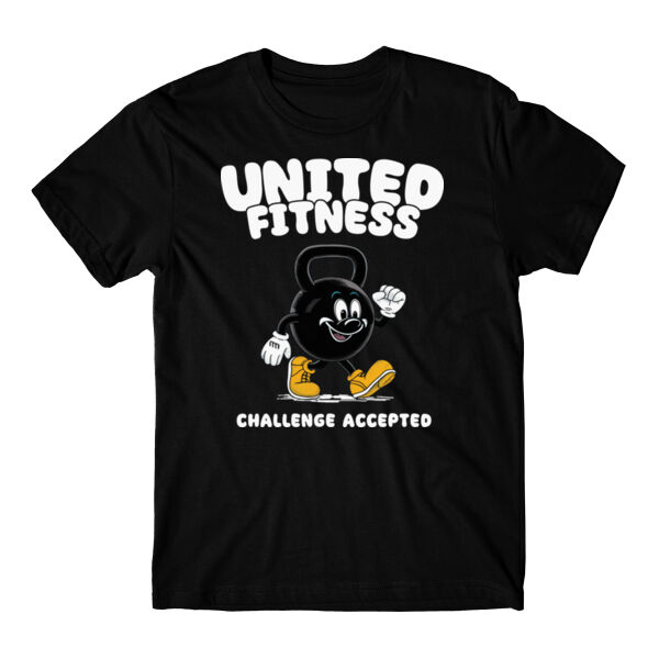 UNITED FITNESS - CHALLENGE ACCEPTED - T-SHIRT - HWJAU1 Thumbnail