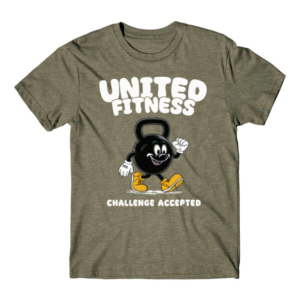 UNITED FITNESS - CHALLENGE ACCEPTED - T-SHIRT - HWJAU1 Thumbnail