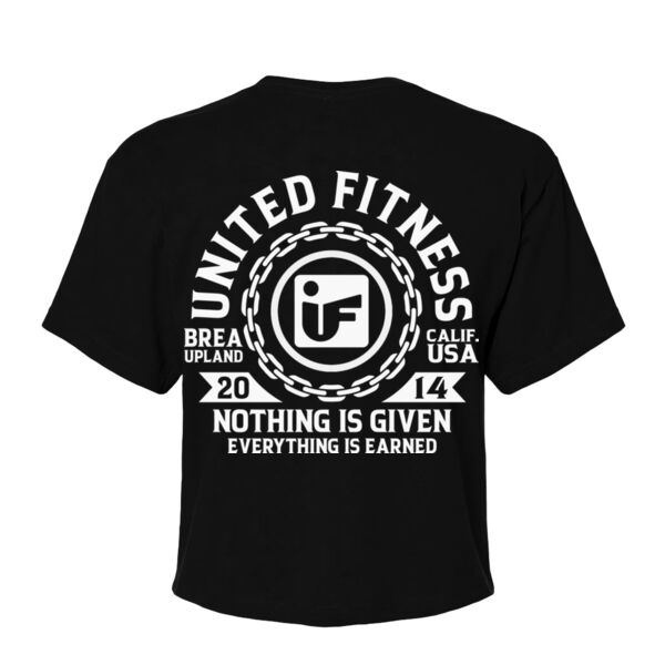 EVERYTHING IS EARNED - WOMEN'S CROP T-SHIRT - $AWEJF8$ Thumbnail