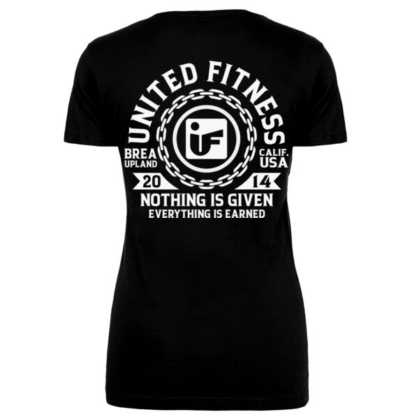 EVERYTHING IS EARNED - WOMEN'S FITTED T-SHIRT - $AWEJF8$ Thumbnail