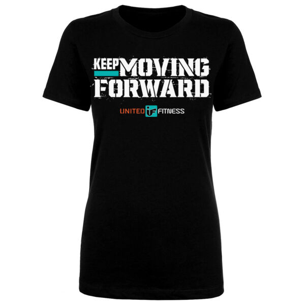 KEEP MOVING FORWARD - WOMEN'S FITTED T-SHIRT - AQT95U Thumbnail