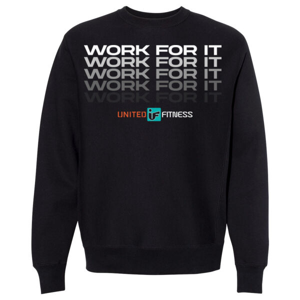 WORK FOR IT - CREWNECK SWEATSHIRT - FM16PZ Thumbnail