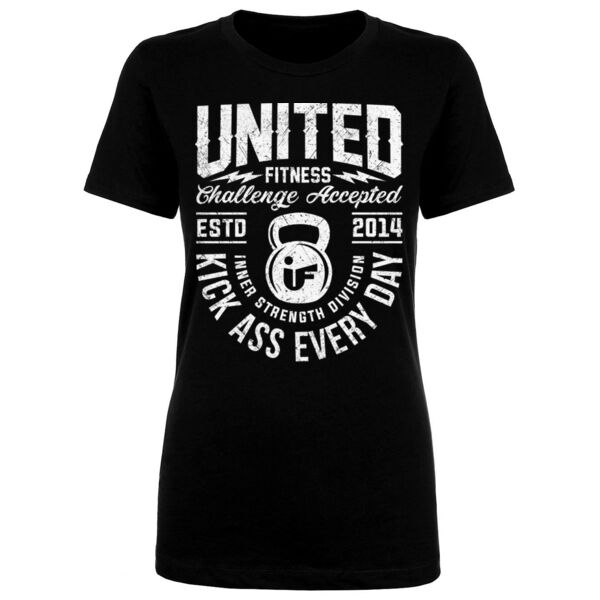 KICK ASS EVERY DAY - WOMEN'S FITTED T-SHIRT - M26CRV Thumbnail