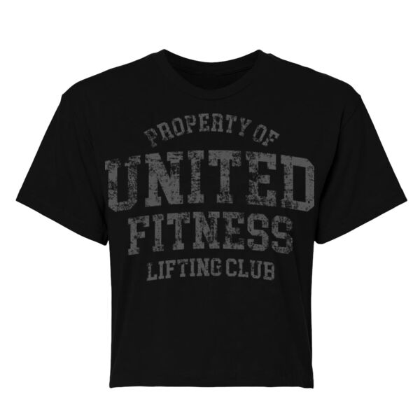 LIFTING CLUB - WOMEN'S CROP T-SHIRT - MQKT1J Thumbnail