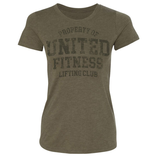 LIFTING CLUB - WOMEN'S FITTED T-SHIRT - DWJ5HY Thumbnail