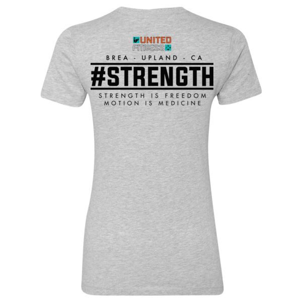 #STRENGTH - WOMEN'S FITTED T-SHIRT - $UGX79B$ Thumbnail