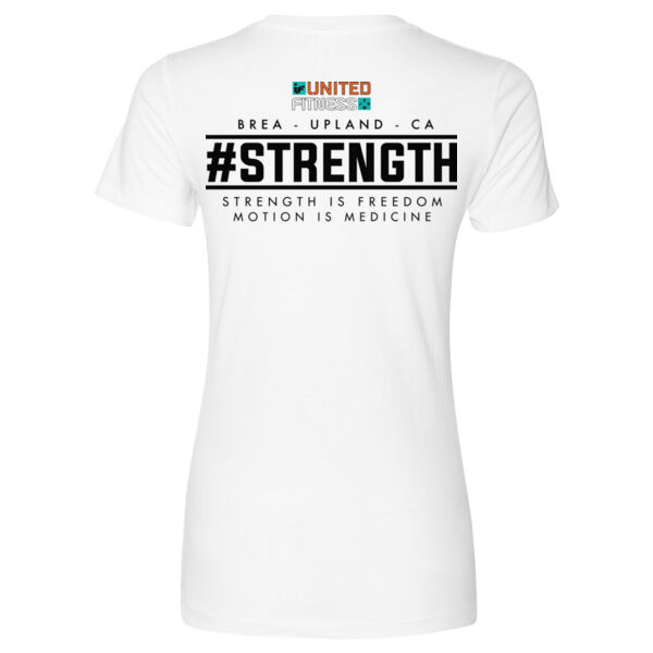 #STRENGTH - WOMEN'S FITTED T-SHIRT - $UGX79B$ Thumbnail
